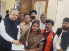 विधानसभा अध्यक्ष डॉ. रमन सिंह ने पीड़ितों को प्रदान की सहायता राशि