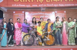 महिला अतिथियों के सानिध्य में हुआ महिला वर्ग का फाइनल, दीनदयाल चैलेंजर्स बनी चैंपियन