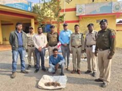 शिवनाथ नदी पुल पर वन्य प्राणी का शिकार : आरोपी गिरफ्तार, भेजा गया जेल