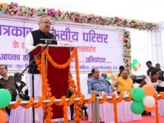 राजनांदगांव की पत्रकार कालोनी पत्रकारों की एकजुटता का एक अच्छा उदाहरण : डॉ. रमन सिंह