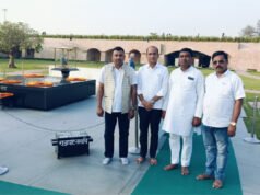 दिल्ली बैठक के बाद जिलाध्यक्ष विपिन यादव ने राजघाट पर दी श्रद्धांजलि, संगठन को मजबूत बनाने की जताई प्रतिबद्धता