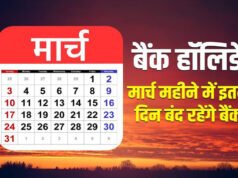“March Bank Holiday: मार्च महीने में बैंक छुट्टियों की भरमार, ब्रांच जाने से पहले देख लें छुट्टियों की पूरी लिस्ट”