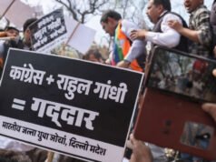 AI समिट में हंगामे के खिलाफ बीजेपी का हल्ला बोल, कांग्रेस ऑफिस के सामने प्रदर्शन…