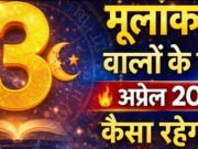 दैनिक अंक ज्योतिष ( Dainik Ank Jyotish 3 April 2026): मूलांक 3 और भाग्यांक 8 का बनेगा जबरदस्त मेल, सफलता के खुलेंगे रास्ते…