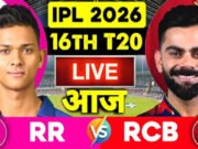 “IPL 2026: राजस्थान रॉयल्स और रॉयल चैलेंजर्स बैंगलोर के बीच रोमांचक मुकाबला”