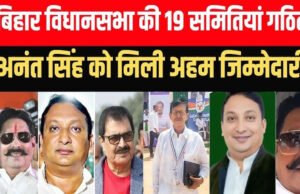 बिहार विधानसभा की 19 समितियां गठित, राज्यसभा चुनाव में अनुपस्थित रहने वाले 2 विधायक बने अलग-अलग कमेटी के चेयरमैन…