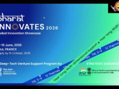 आईआईटी मद्रास ‘भारत इनोवेट्स 2026’ नवाचारों, रणनीतिक शोध परियोजनाओं इनोवेशन और स्टार्टअप्स का प्रदर्शन….