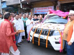 cg” उप मुख्यमंत्री श्री अरुण साव ने सर्वसुविधायुक्त वेंटिलेटर एंबुलेंस का किया लोकार्पण…”