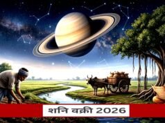 “वक्री शनि का अर्थ: वैदिक ज्योतिष में वक्री शनि को आत्ममंथन, अधूरे कार्यों की समीक्षा…”