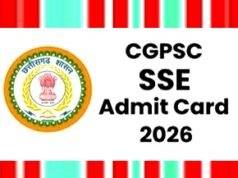 CGPSC” स्टेट इंजीनियरिंग सर्विस एग्जाम एडमिट कार्ड जारी…एग्जाम 16 अगस्त को आयोजित करवाया जायेगा…