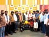 cg” वाराणसी की पावन माटी व जल से भरे कलश का राजनांदगांव में भव्य स्वागत, भाजपा ने शुरू किया समरसता संकल्प अभियान…”