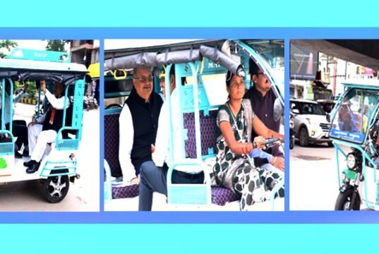 cg” विधानसभा अध्यक्ष डॉ. रमन सिंह जब दीदी श्रीमती सरिता वर्मा के ई-रिक्शा में बैठकर स्पीकर हाऊस के लिए हुए रवाना…”