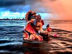 देश के इस राज्य में सूखी नदी में हुआ बप्पा का विसर्जन…