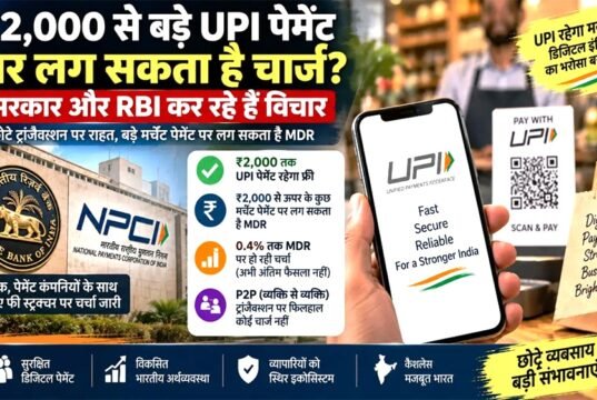 भारत का यूपीआई पेमेंट सिस्टम एक नए फीस स्ट्रक्चर मर्चेंट ट्रांज़ैक्शन पर लगभग 0.4% के प्रस्तावित चार्ज…