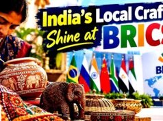 “ब्रिक्स शिखर सम्मेलन में हस्तशिल्प बाजार की झलक”