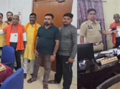 राजनांदगांव में मांस-मटन दुकानों के लिए एक-दो स्थान तय करने की मांग, हिंदू जागरण मंच ने सौंपा ज्ञापन