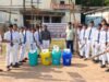 डोंगरगढ़ मेले से पहले नवोदय विद्यालय के विद्यार्थियों ने चलाया सफाई अभियान